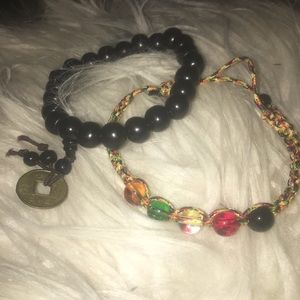 Vintage Chinese Beaded Bracelets {Bundle}